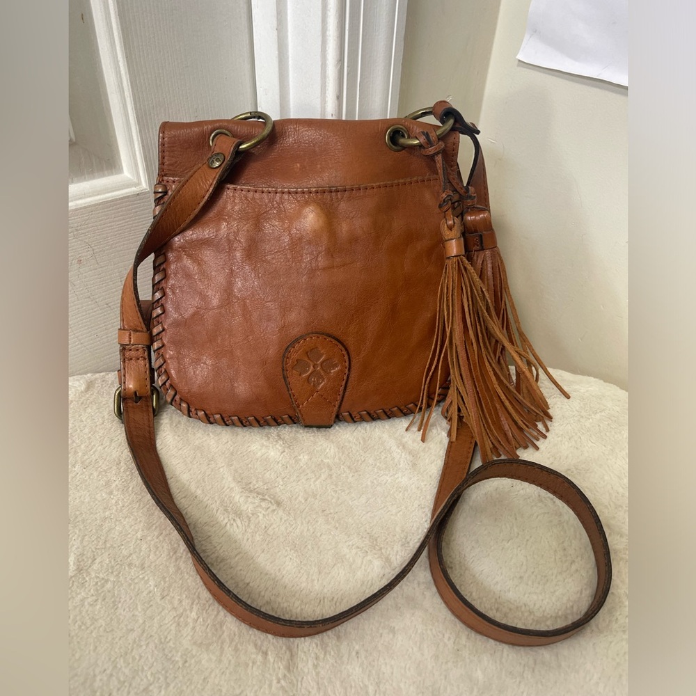 Patricia Nash Leather Crossbody Bag GUC